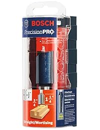 Bosch 85265MC 3 4 In. x 1.5 in. Punta de carburo de doble encolado recto Router Bit