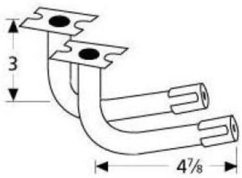 Arkla Charmglow 72802 4-7/8 Galvanized Steel Special Venturi- Grill Accessory