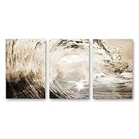 3 Piece Canvas Wall Art Wave Canvas Prints Home Artwork Decoration for Living Room,Bedroom - 16