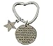 Infinity Collection - Personalized Friendship Heart Keychain - Good Friends Are Like Stars Engraved - Gift for Women (Good Friends)