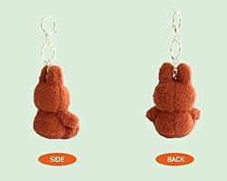MSGlobal Cute Plush Keychain for