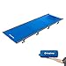 KingCamp Ultralight Oversized Folding Camping Cot for Adults, Extra Wide, Portable, Foldable, Blue, Modern Style