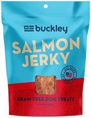 Buckley Original Premium Protein Dog Jerky Treats, Salmon, 5 Ounce by Buckley