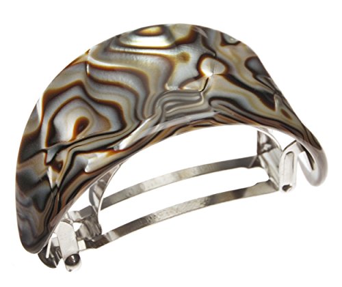 France Luxe Ponytail Barrette - Onyx