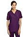 WonderWink Womens Origins Bravo V-Neck Top Medical Scrubs Shirt, Eggplant, Small US