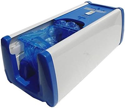 MLL Portable Automatic Shoe Cover Dispenser Family Living Room Disposable Shoe Film Machine (Provide With 100 FREE Disposable Shoe Covers),Blue