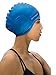 OLYMPIAN - Swim Caps for Long, Thick, Curly Hair - Soft Silicone Swimming Cap for Women with Average / Medium Size Heads (21 - 23 inch) - Colors Black, Blue, & Pink!