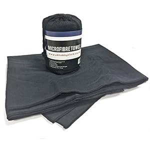 UKHobbyStore Extra Large Super Absorbent Microfibre Towel – Ultra Compact & Lightweight – Fast Drying – Comes with Carry Bag (Extra Large 170 x 70 cm)