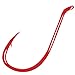 Gamakatsu 25 Pack Octopus Hook (Red, 4/0)