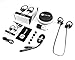 PULSE SG900 Bluetooth Headphones, 2018 Wireless Earbuds for Sports activities, Running, GYM. 8 HOUR Battery, IPX7 Waterproof, Sweatproof, Noise Cancelling Earphones w/ Mic. 1-YEAR WARRANTY (BLACK)
