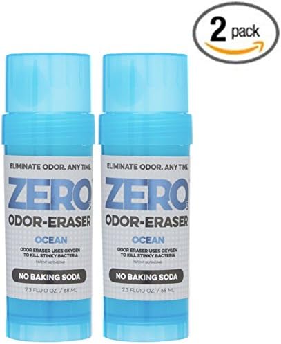 Odor Eraser All Natural Deodorant, NO Baking Soda, Sensitive Skin, Aluminum Free, Gluten Free, After Workout Sport Men Women, Safe Boys Girls, Healthy Antibacterial, Fresh Solid 2 PK (Ocean)