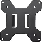 VIVO Black Steel VESA Compatible Plate Mounting Kit, PT-SD-VA01A | 75x75mm and 100x100mm, Quick Release Removable VESA Bracket, Easy Computer Monitor Mounting, Hardware Included