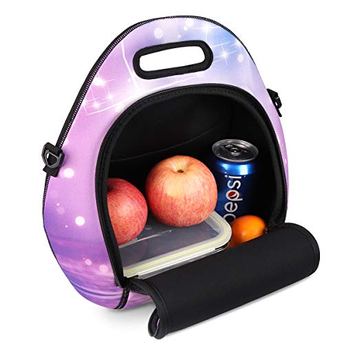 image for Neoprene Lunch Bag, Anyshock Insulated Lunch Tote Bento Box Organizer 