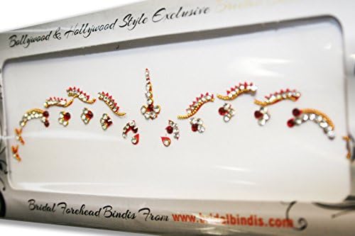 Indian Bridal Bindi Red Colour & authentic Crystals