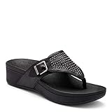 Vionic Women's Capitola Black Sheep Nappa 9 M US