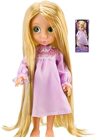 Disney Rapunzel Animator Doll First Edition In Night Dress Glitter