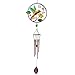 CREATIVE DESIGN 32''H Hummingbird Wind Chimes, Portable Metal Garden Wind Chimes for Home Garden Decoration