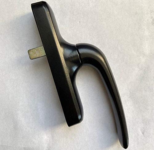 METALKARD Universal Cremonese Handle for FLAP DOORS internal windows doors (black)