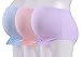 Women's Maternity Panties Cotton High Waist Underwear Tree Print Set of 3 Purple