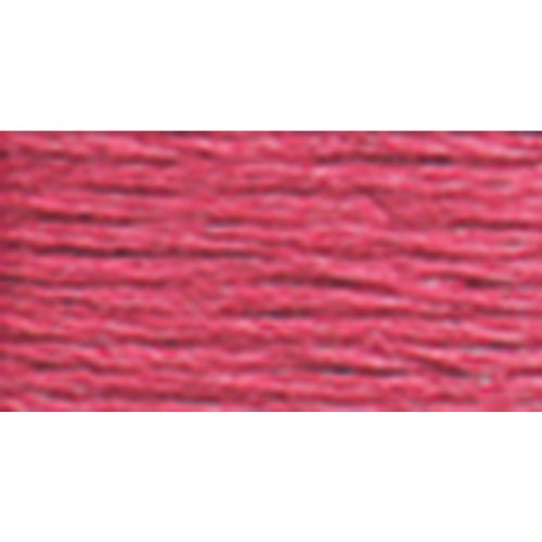 DMC 117-335 Mouline Stranded Cotton Six Strand Embroidery Floss Thread, Rose, 8.7-Yard