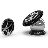 Wuteku UltraSlim Magnetic Cell Phone Holder | Dashboard Mount | Universal Design | iPhone 7 / 6 / 5 Galaxy S7 / S6 | Top Rated by Uber & Lyft Drivers