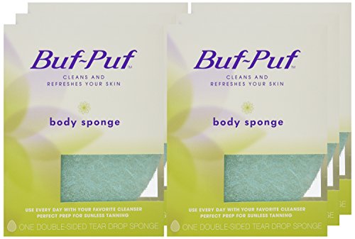 Buf-Puf Double-Sided Body Sponge (Pack of 6)