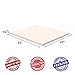 Dream Solutions USA Upholstery Visco Memory Foam Square Sheet- 1/2