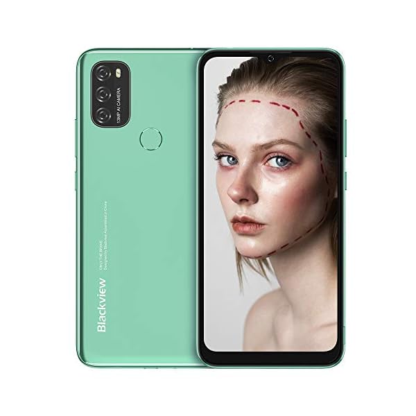 Mobile-Phone-Blackview-A70-Smartphone-SIM-Free-Android-11-Phone-Unlocked-5380mAh-Battery-6517-inch-HDScreen-Octa-Core-3GB-RAM-32GB-ROM-13MP-Triple-Camera-Dual-SIM-phone-Green Blackview Android 11 Mobile Phones Sim Free Unlocked, A70 (2021) 5380mAh 4G Dual Sim Phone, 3+32GB/256GB Extension, 13MP…
