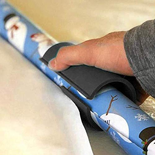 Appoi Wrapping Paper Cutter -Wrapping Paper Cutting Machine -Cutting Tool Sliding Christmas Best Gift (Material: Plastic, Black)