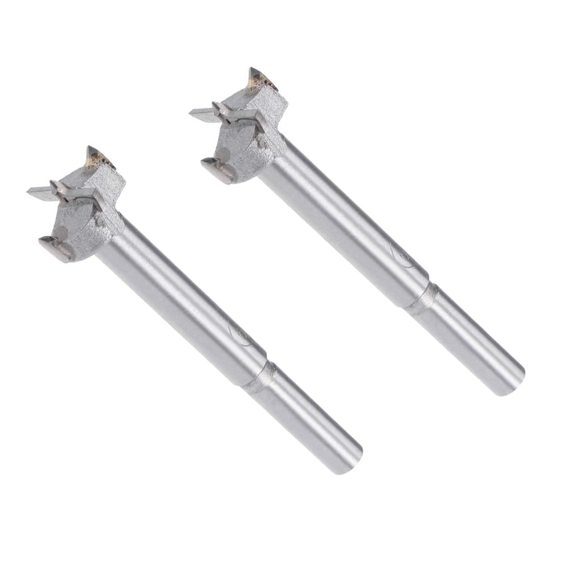 MACHSWON 2PCS Forstner Drill Bits Tungsten Carbide Wood Hole Saw Opener Drill Bit 19mm Woodworking Drilling Bit Cutter