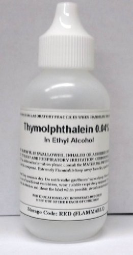 Thymolphthalein 0.04% in Etoh 2oz (60ml) Dropper Bottle