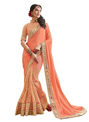 Li Te Ra Women's Designer Look Embroidery Georgette Saree