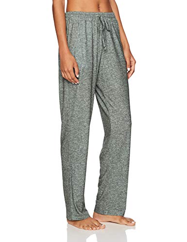 Selene Pajama Pants for Women Pj Bottoms Plaid Stripes Pajama Sleep Pants with Drawstring Comfy Casual Lounge Pants,S-2XL Charcoal Heather