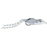 SNAG PROOF Bobby's Perfect Frog | Versatile Hollow Body Topwater Lure | Grey Ghost, 3-Inch, 5/8 oz