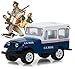 1971 Jeep DJ-5 Blue with White Top U.S. Mail Norman Rockwell Delivery Vehicles Series 1 1/64 Diecast Model Car by Greenlight 37150 C