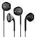 THE Electronics Earphone, Wired 3.5 mm Earbuds/Headphones Plus with Remote and Mic for iPhone 6/7/Android Smartphones/Tablets - Black