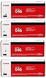 Canon 046 Standard Yield Toner Cartridge Set - Cyan, Black, Magenta and Yellow - 1 Each In Retail Packing