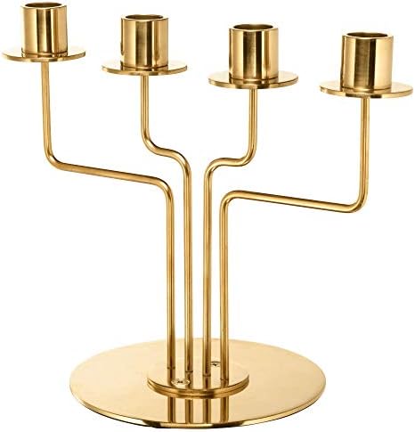 Candelabra, Package Size & Weight: Length: 28 cm Width: 22 cm Height: 6 cm Weight: 1.07 kg, Materials Base/Wire: Stainless Steel Foot: EVA Plastic