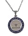 Nurse's Prayer Necklace Pendant With Chain - Nurses Necklace and Gifts Stainless Steel (Blue)