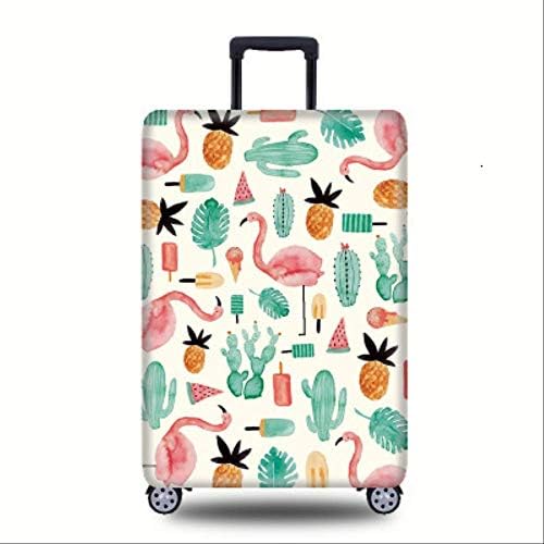 DINDAL Luggage Cover Flamingo Elastic Force Trunk Protect Sheath Travel Pull Rod Suitcase Thickening Dustproof Bags XL (29-32 inch) Luggage Cover D