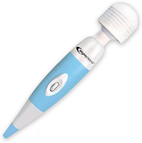 Powerful Mighty Wand Massager with Silicone Head, Flexible Neck and Easy to Use Dial. No Batteries - Intense Vibration