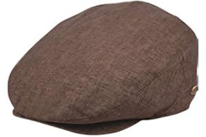 EPOCH HATS COMPANY Men's Linen Flat Ivy Gatsby Summer Newsboy Hats