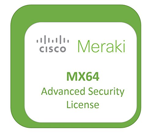 Meraki MX64 Advanced Security License and Support, 1 Year, Electronic Delivery