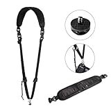 Camera Strap, UBeesize Camera Neck Shoulder Sling Strap with Quick Release & Safety Tether & Storage Pocket for Men/Women, Universal Compatibility with Canon Nikon DSLR Sony Digital Fujifilm Camera