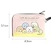Sumikko Gurashi-Cute Mini Card Neck Pouch-Money Clip and Card Holder Wallet, Zipper Corner Wallet (pink)