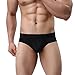 Nightaste Male Underwear Hollow-Out Hip Buttock Athletic Supporter Jockstrap Underpants (M, 2 Black)