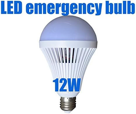 FuLanDe LED Human Induction Lighting Bulb 12W Emergency Lamp Home Lighting , Saving Smart Light 6500K White Bulb AC85--265V E26 E27 (12)