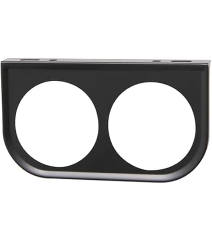 Panel De Montaje Universal Negro 2-1/16 Para Tablero Triple