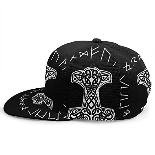 Vikings Mjolnir and Rune Wheel Norse 