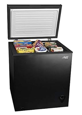 5cf Chest Freezer Deep 5 Cu Ft Compact Dorm Upright Energy Efficient